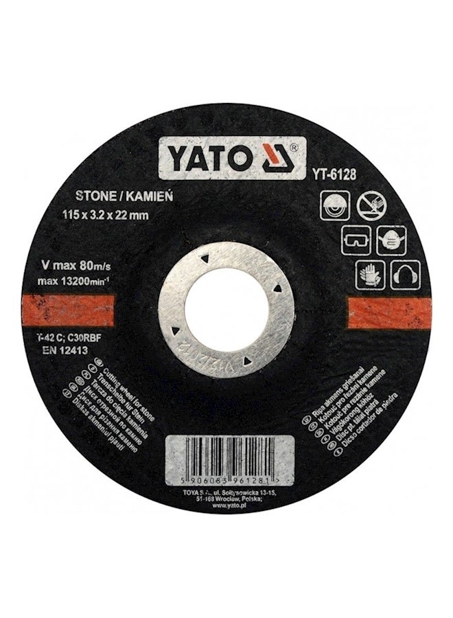 Yato Stone Cutting Disc Black