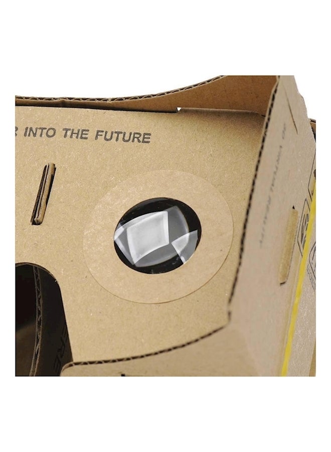 Cardboard VR Box Headset Brown  - Image 3