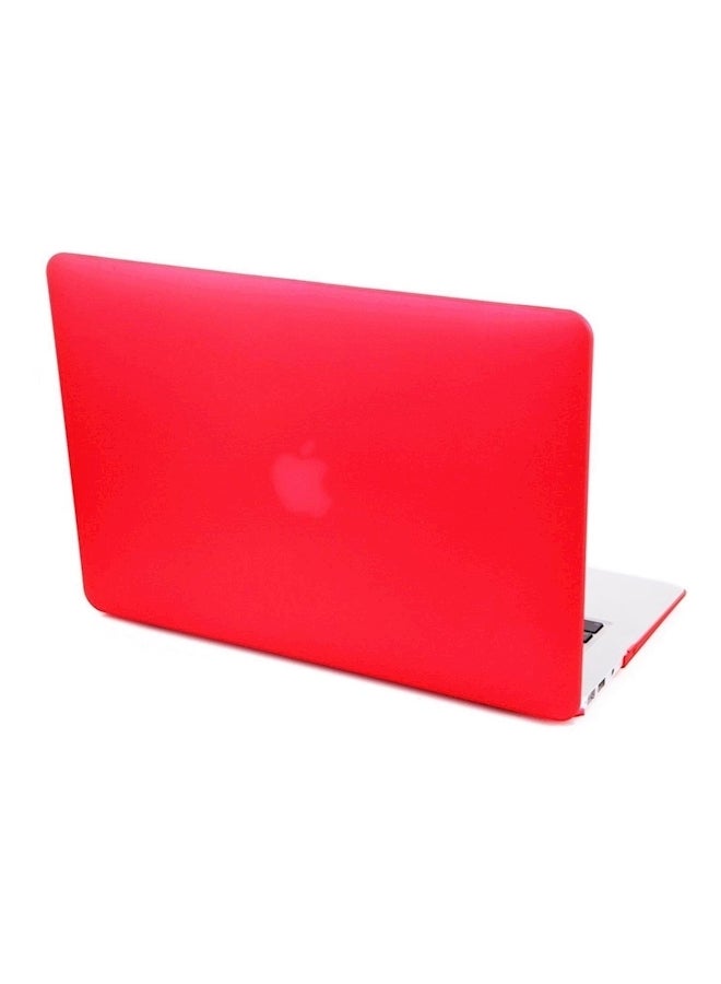 Generic - Marble Pattern Hard Rubber Coated With Keyboard Skin For Macbook Air 13 Inch A1369/A1466 Red - Image 1