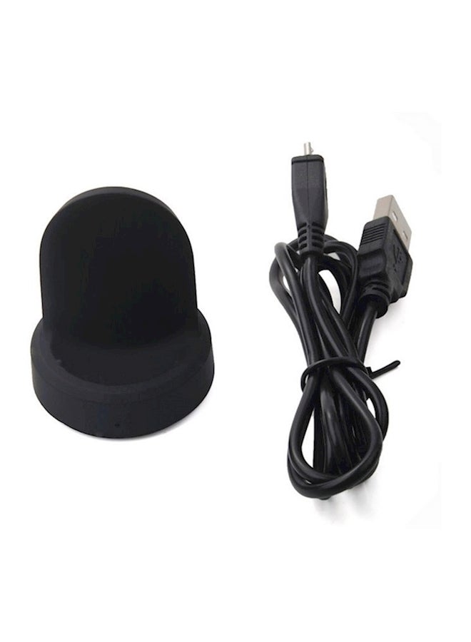 Wireless Charging Dock Cradle Charger For Samsung Gear S2 R720/R732/G2 Watch Black  - Image 2