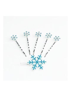 Disney Frozen Elsa's Snowflake Hair Pins Blue/Silver