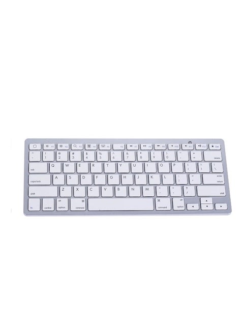 Bluetooth 3.0 Wireless 2.4Ghz Keyboard For Apple Ipad-1 1 2 3 4 Mac Computer Pc Mac Tablets Laptops White
