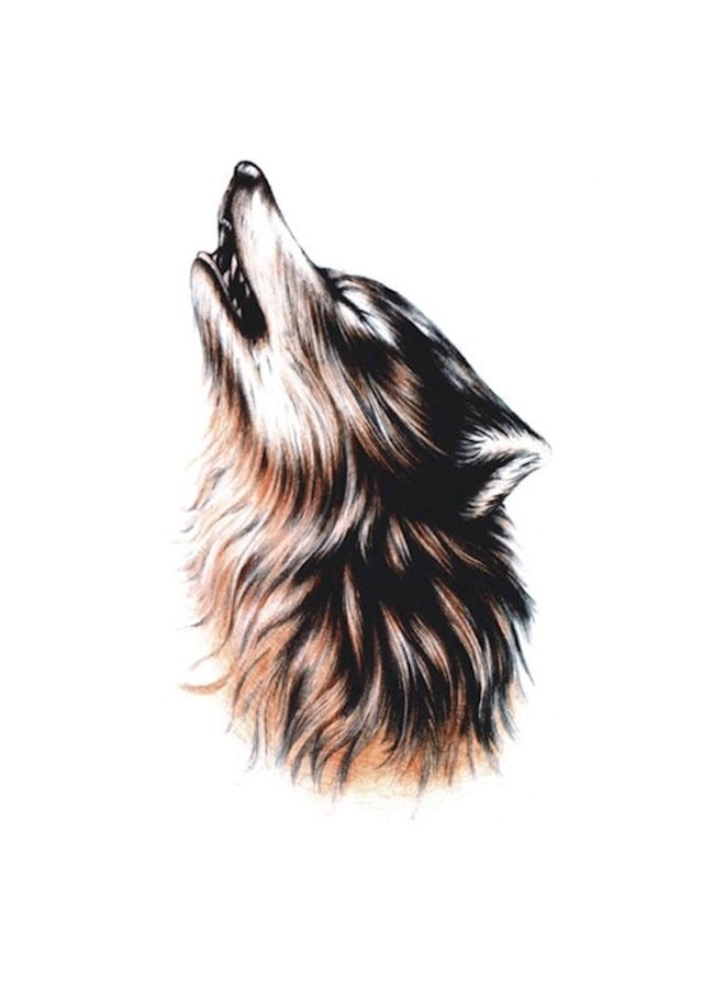 لاصقة تاتو مؤقتة للجسم أسود/بني - Image 1