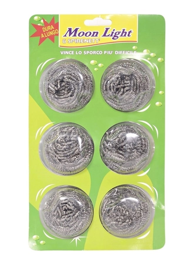 6 Pieces Steel Wool Set Silver - v1560592495/N23418126A_2