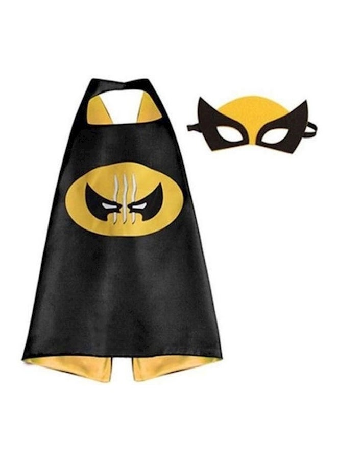 Double Sided X-Men Superhero Cape With Mask