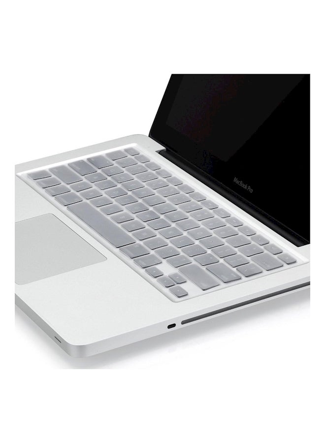 Keyboard Silicone Cover Skin For Macbook Pro 13/15/17 Inch And Macbook Air 13-Inch White  - Image 3