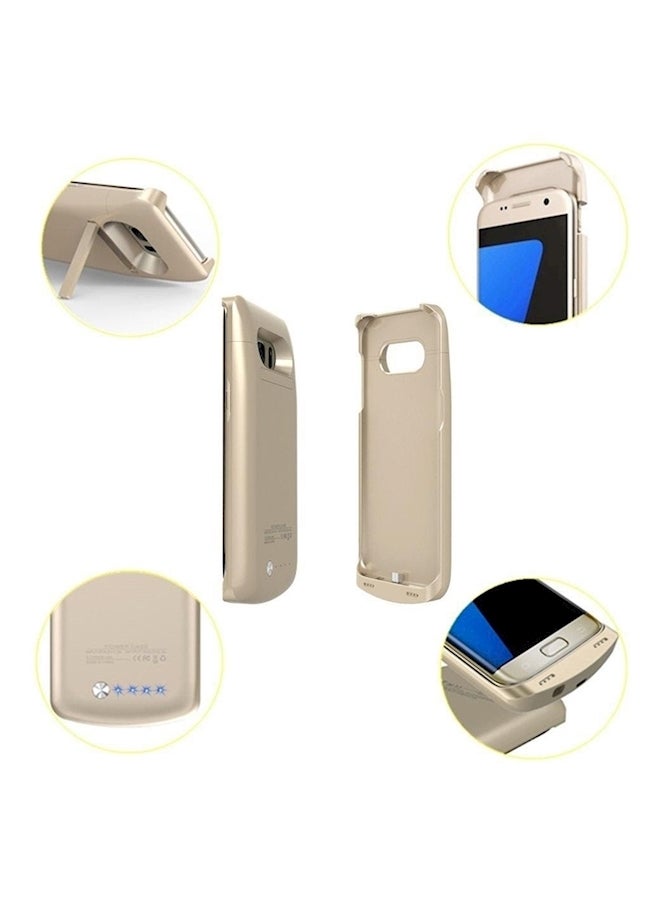 Protective Charger Case For Samsung Galaxy S7 Edge Silver - Image 3