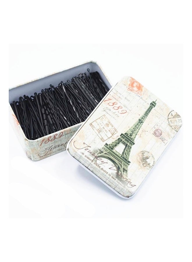 150-Piece Bobby Pin Set Black
