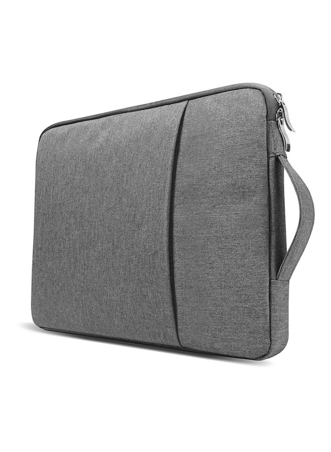 حافظة لابتوب واقية لجهاز أبل ماك بوك آير/ برو مقاس 13 بوصة و13.3 بوصة رمادي - Image 2