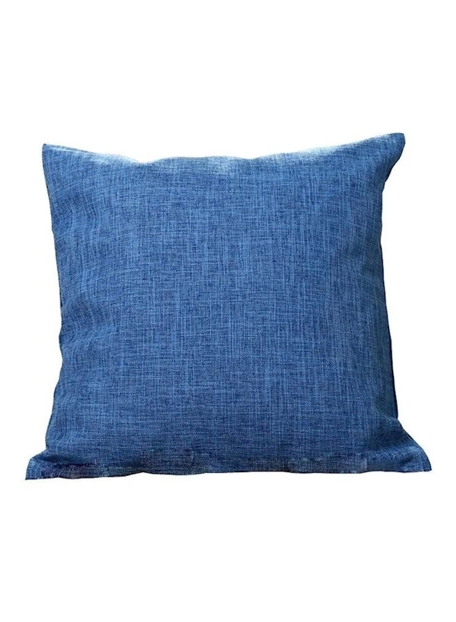غطاء وسادة ديكور أزرق 45x45سم  - Image 1