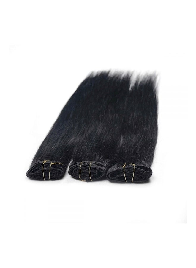 Generic - Human And Remy Tape Hair Extension Black - Image 1