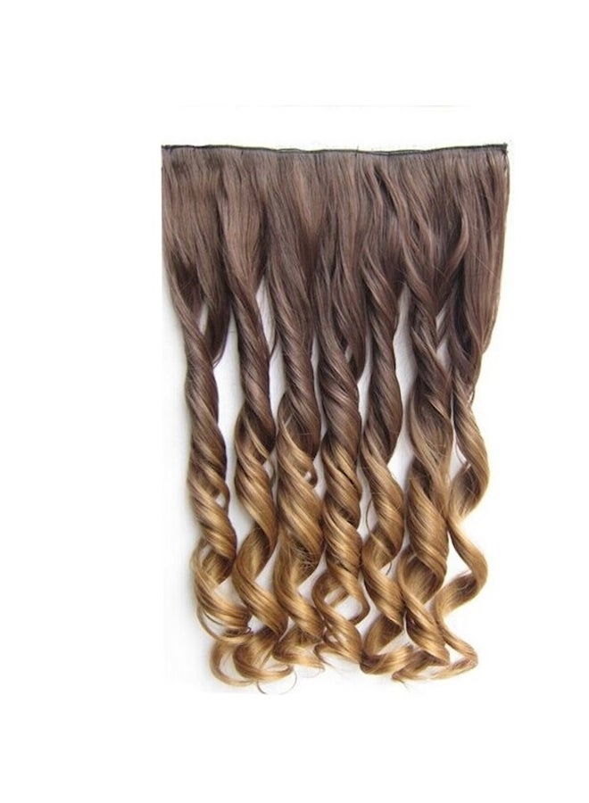 وصلة شعر مجعد طويل بني - Image 1