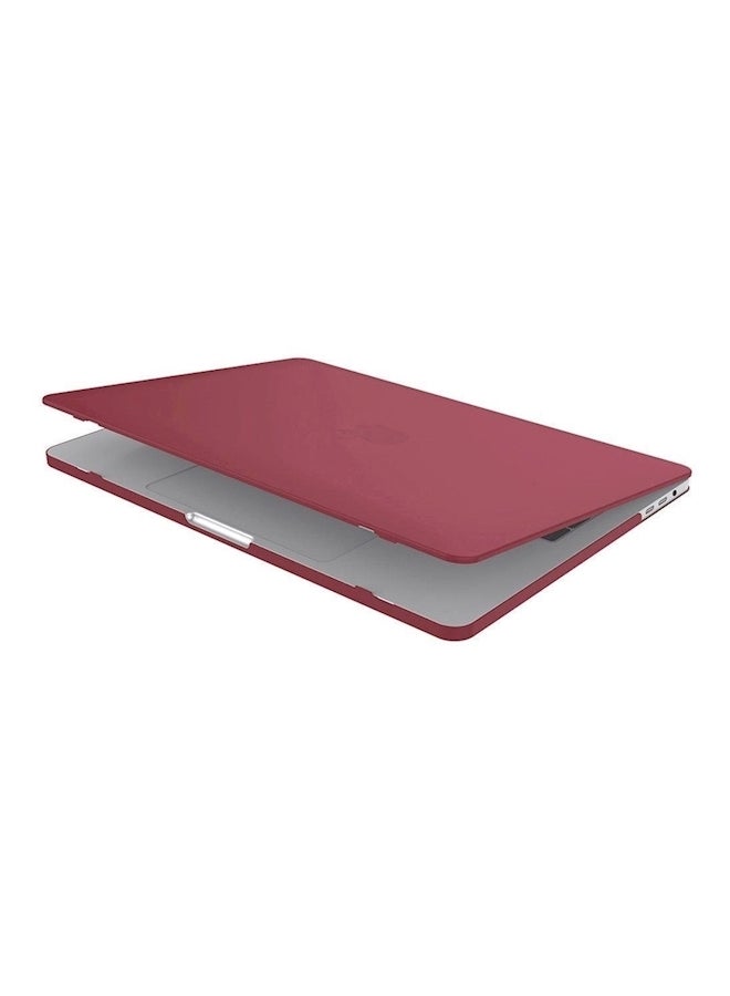 Rubber Coated Hard Case For Apple MacBook Air 13-Inch Red  - Image 4