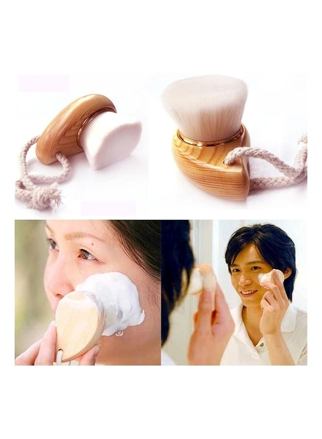 Facial Wang Cleansing Brush Beige/White - Image 2