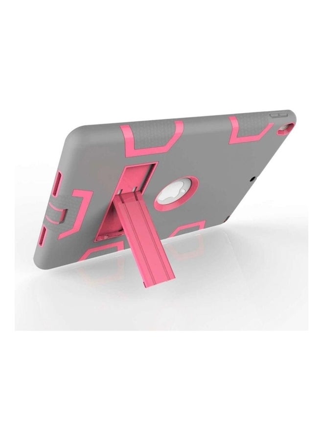 Rubber Shockproof Heavy Duty Tough Cover Smart Case For Apple Ipad Pro 10.5 Inch Grey/Pink - Image 2