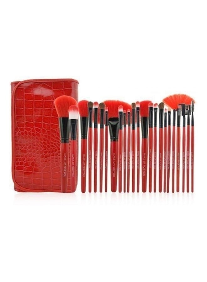 Generic 24 Piece Personal Makeup Brush With Bag  - Image 2