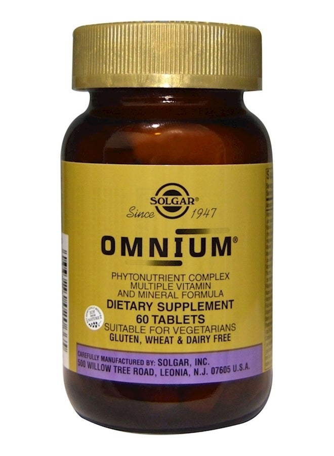 Solgar Omnium Dietary Supplementary - 60 Tablets