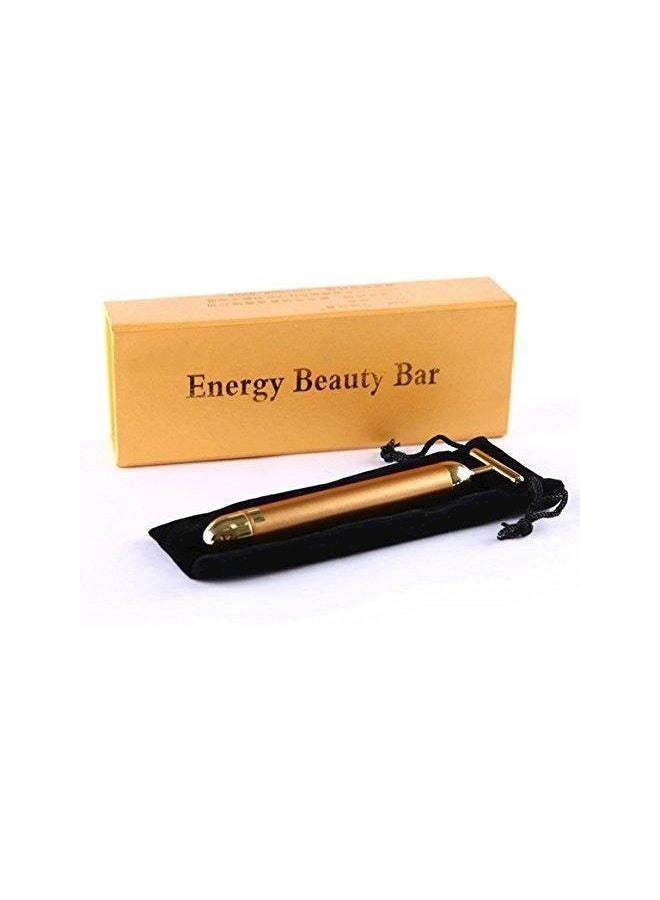 بكرة تدليك الوجه المحمولة العملية ذهبي - Image 3