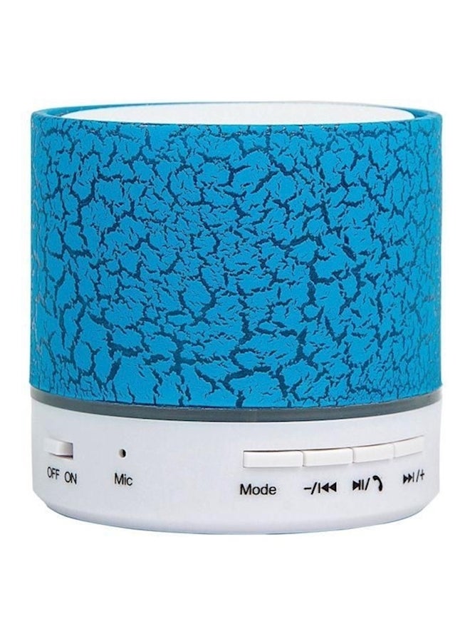 مكبر صوت لاسلكي صغير متعدد الوسائط أزرق - Image 1