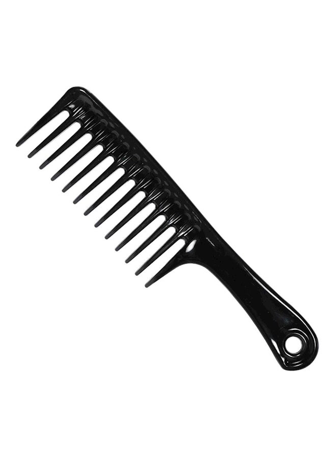 Long Tooth Hair Comb Black