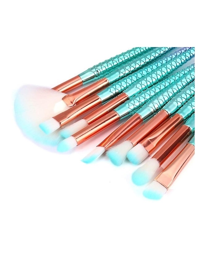 Mermaid Makeup Set Eyeliner Cosmetic Concealer Fish Tail Make Up Brush - Image 2