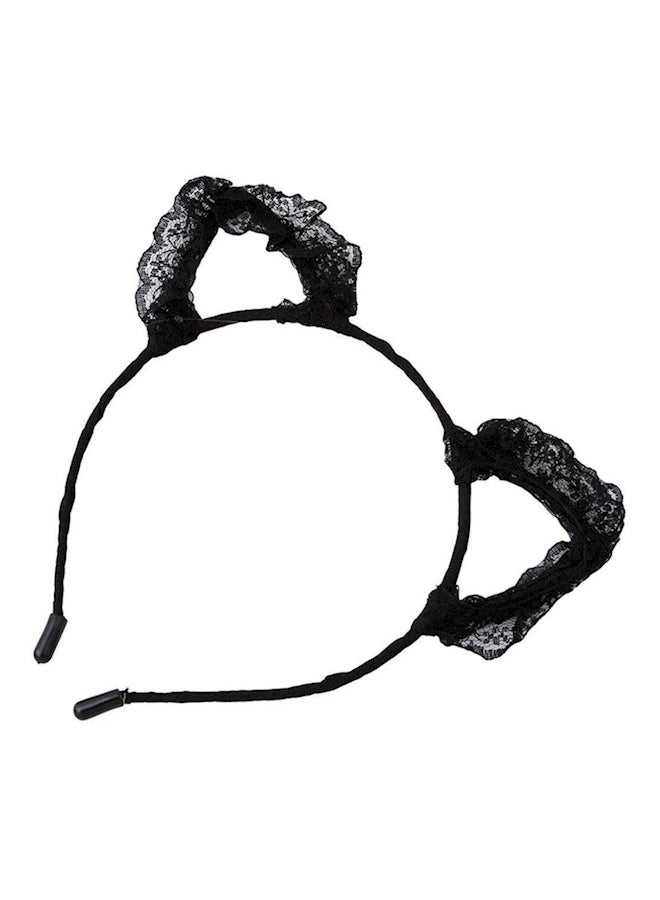 Generic Women Fashion Ears Headband Black