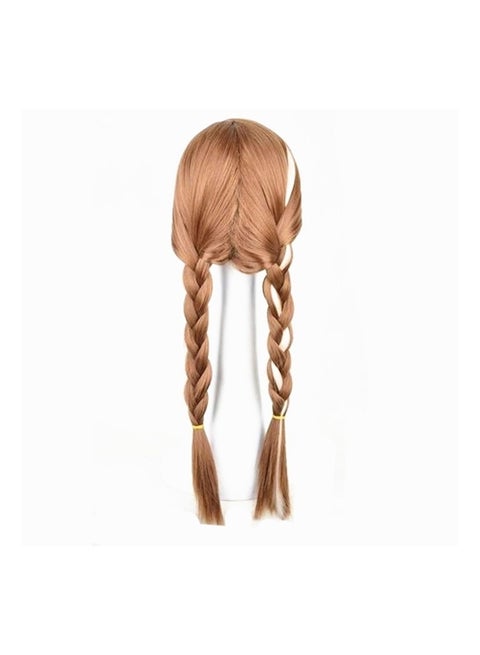 Frozen Themed Hair Wig Brown