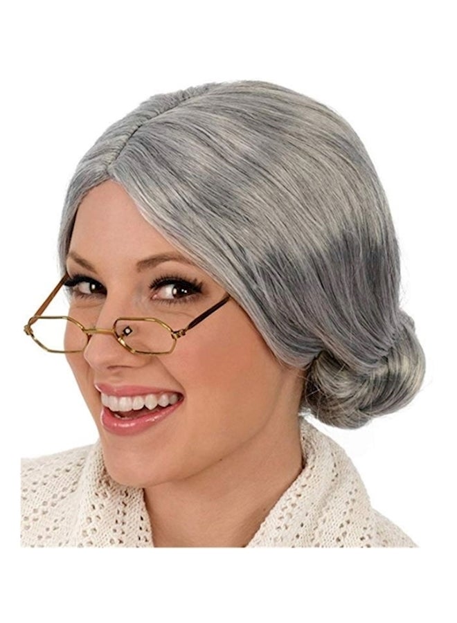 Generic - Old Lady Costume Granny Wig Grey - Image 1