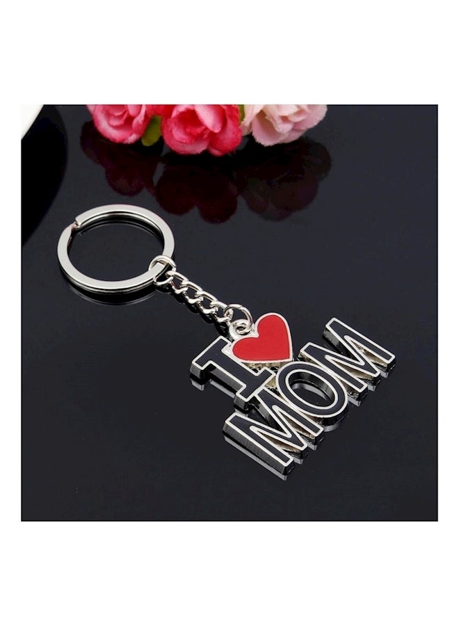 I Love Mom Letters Words Key Chain - Image 2