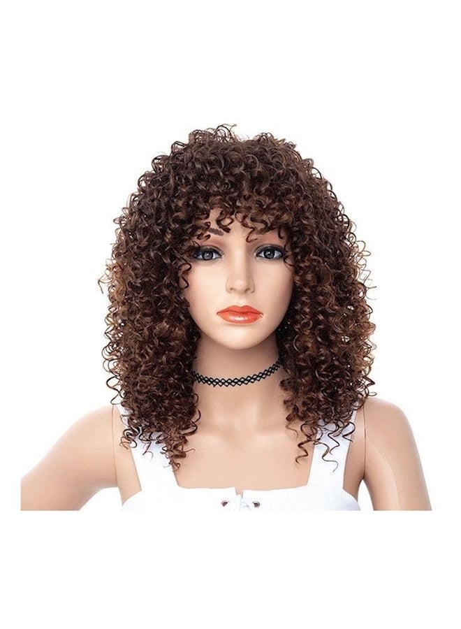 Curly Wig Brown - Image 1