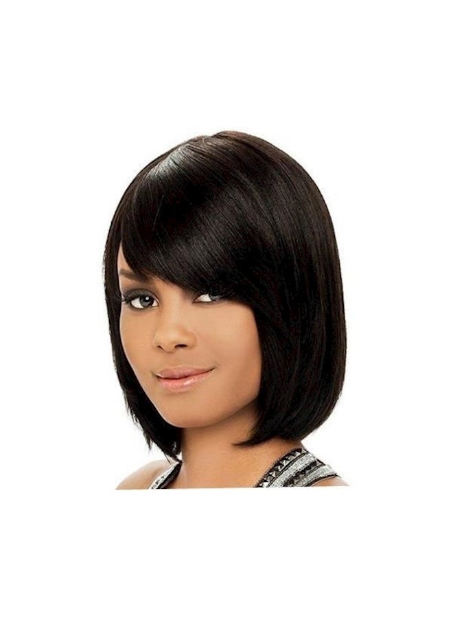 شعر مستعار قصير أسود