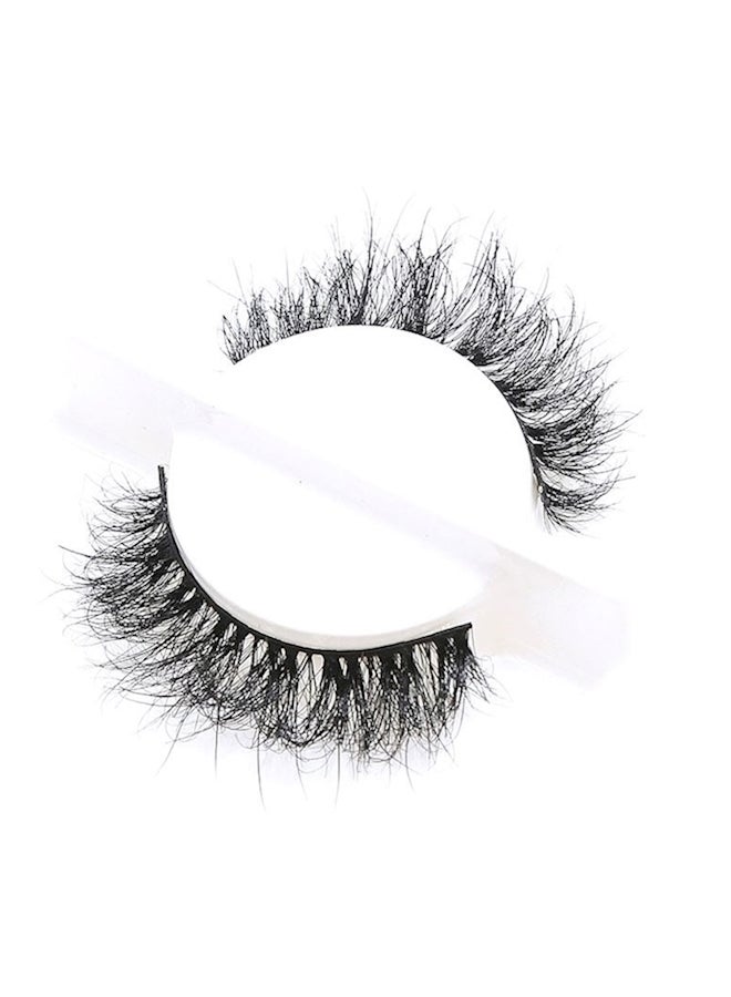 رموش صناعية قابلة لإعادة الاستعمال مصنوعة من شعر الحصان أسود - Image 3