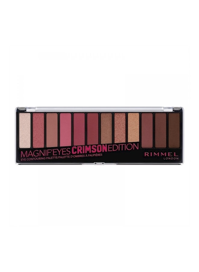 12 Colors Magnif'Eyes Eyeshadow Palette 007 Crimson Edition