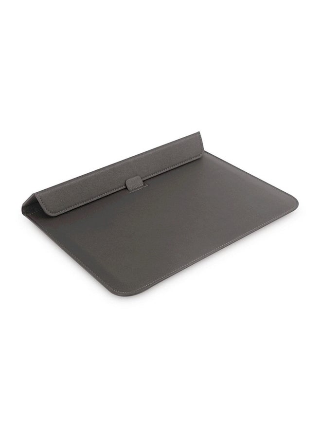 Star Macbook 13 Inch Sleeve Case Cover With Stand Function Wallet Sleeve Pu Leather Laptop Carrying Bag For 13.3 Inch Black  - Image 1