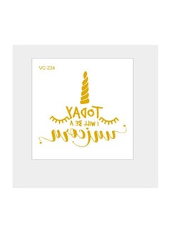 Waterproof Team Bride Bachelorette Temporary Tattoos Gold