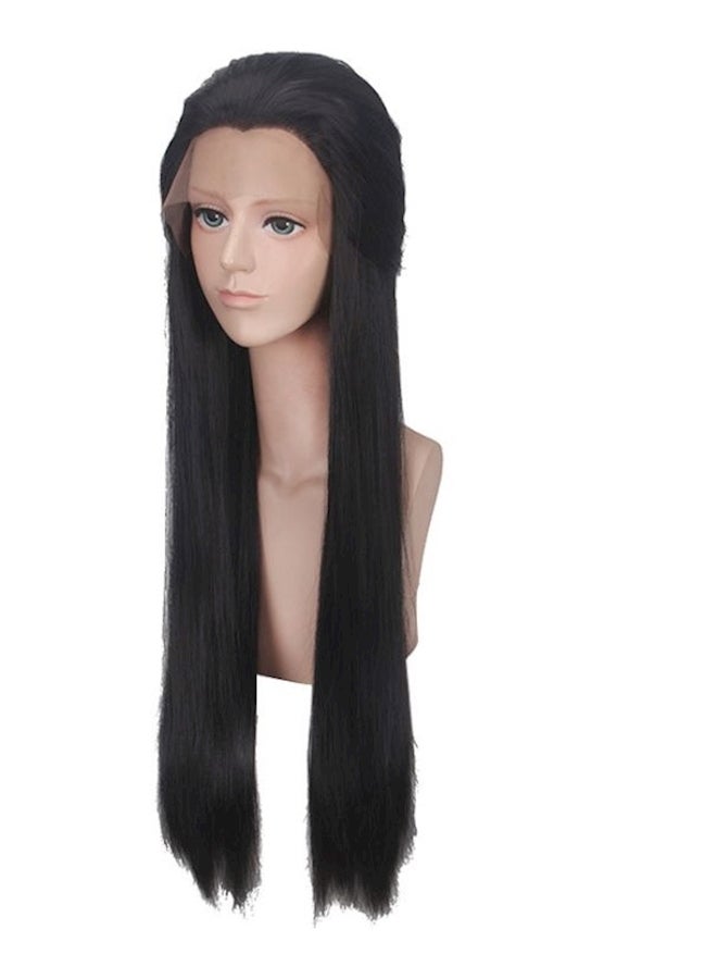 Long Straight Hair Wig Black - Image 3