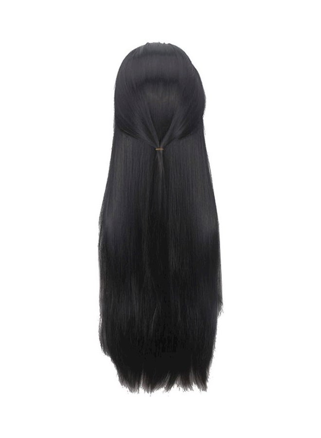 Long Straight Hair Wig Black - Image 4