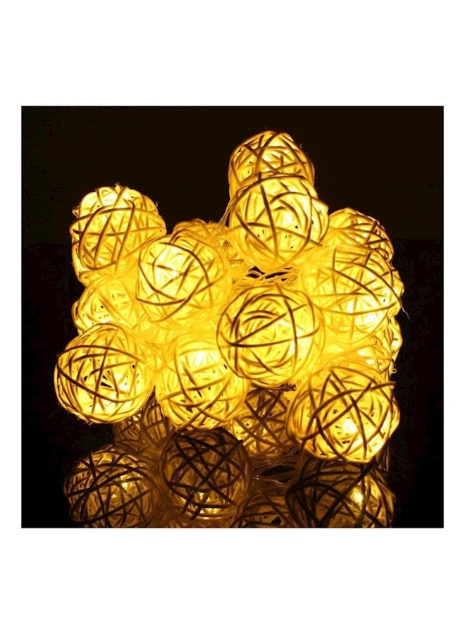 20 Vine Ball LED Light Beige 2.5meter  - Image 1