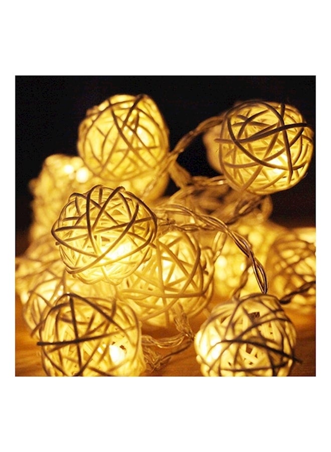 20 Vine Ball LED Light Beige 2.5meter  - Image 2