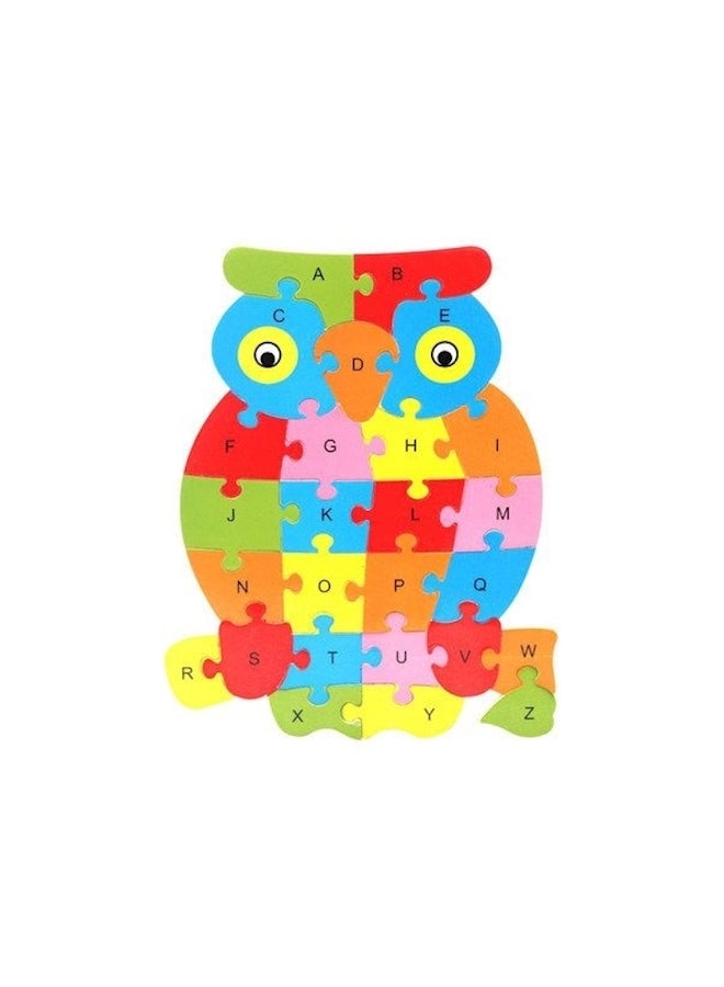 بازل على شكل فرس النهر مكون من 26 حرفاً