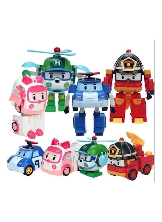 Generic - 4-Piece Defurbed Robots Deforted Car Toy - Image 1