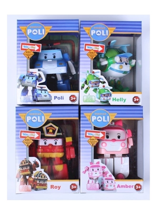 Generic - 4-Piece Defurbed Robots Deforted Car Toy - Image 1