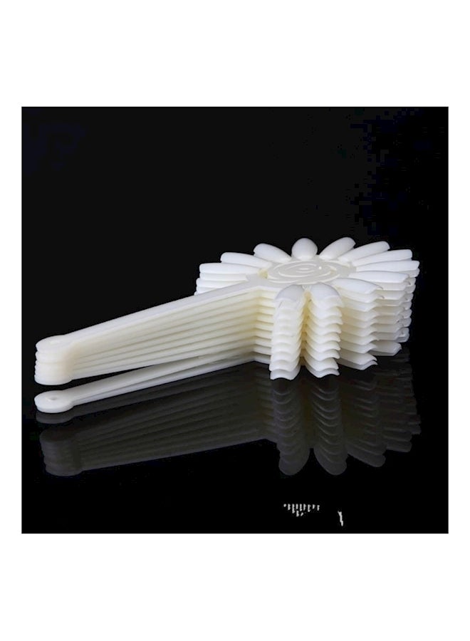 False Nail Swatches Wheel Display Board White - Image 2
