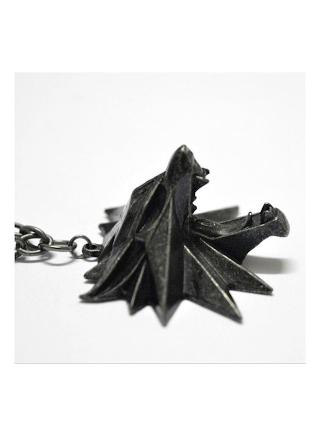 null - The Witcher 3 Wizard Edition Head Of Wolf Pendant - Image 1