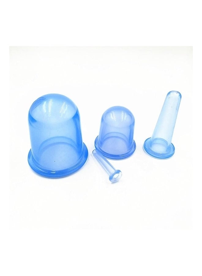 4-Piece Body Massager Cupping Blue