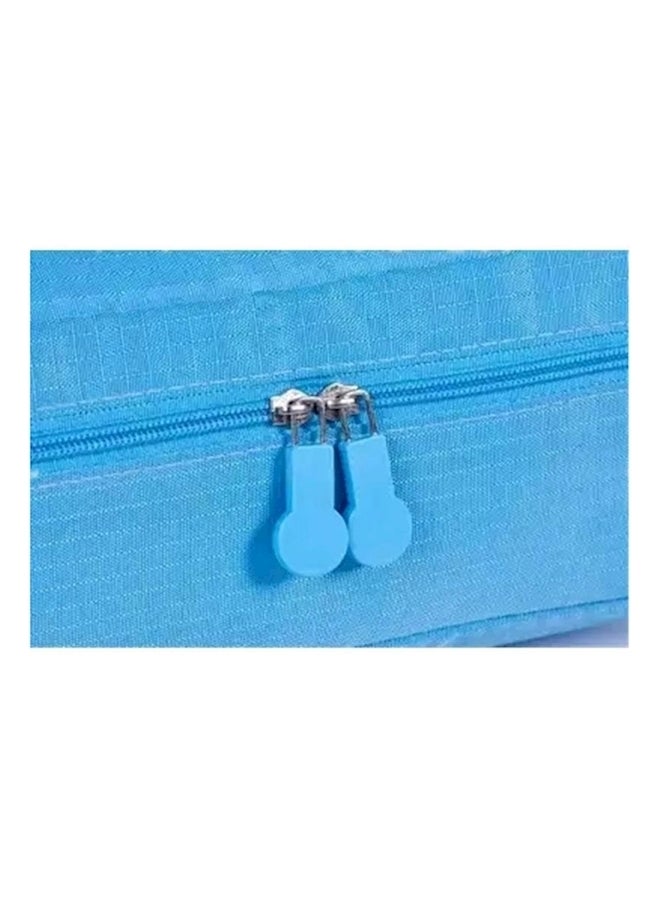 Portable Toiletry Travel Kit Organizer Cosmetic Bag Blue - Image 2