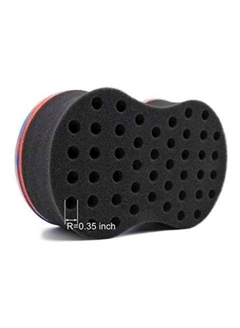 Hair Brush Sponge Black