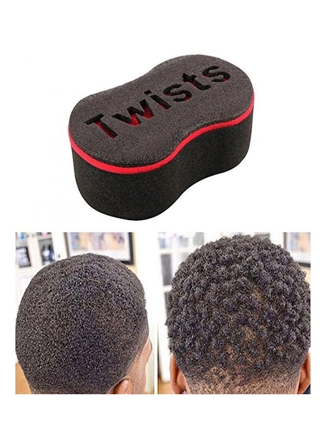 Hair Brush Sponge Black - Image 2