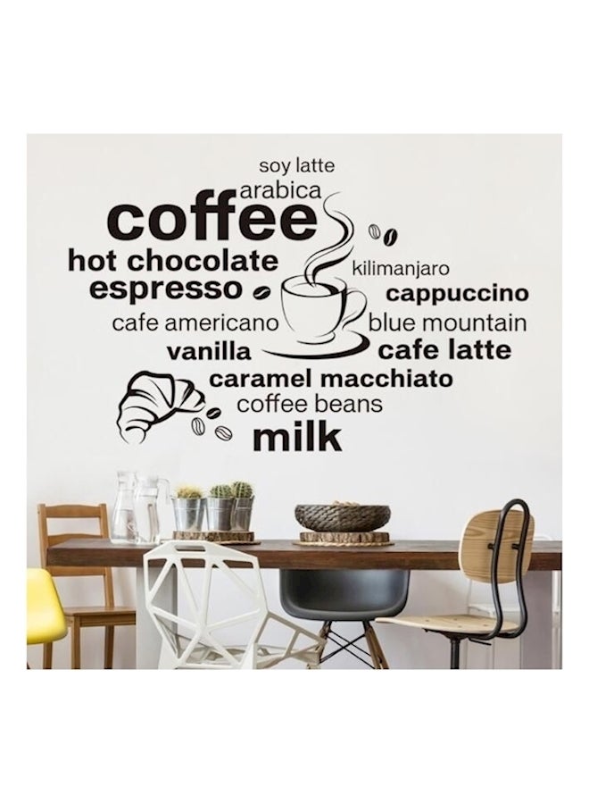 Generic Coffee World Wall Decal Sticker - Image 2