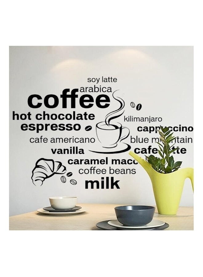 Generic Coffee World Wall Decal Sticker - Image 3